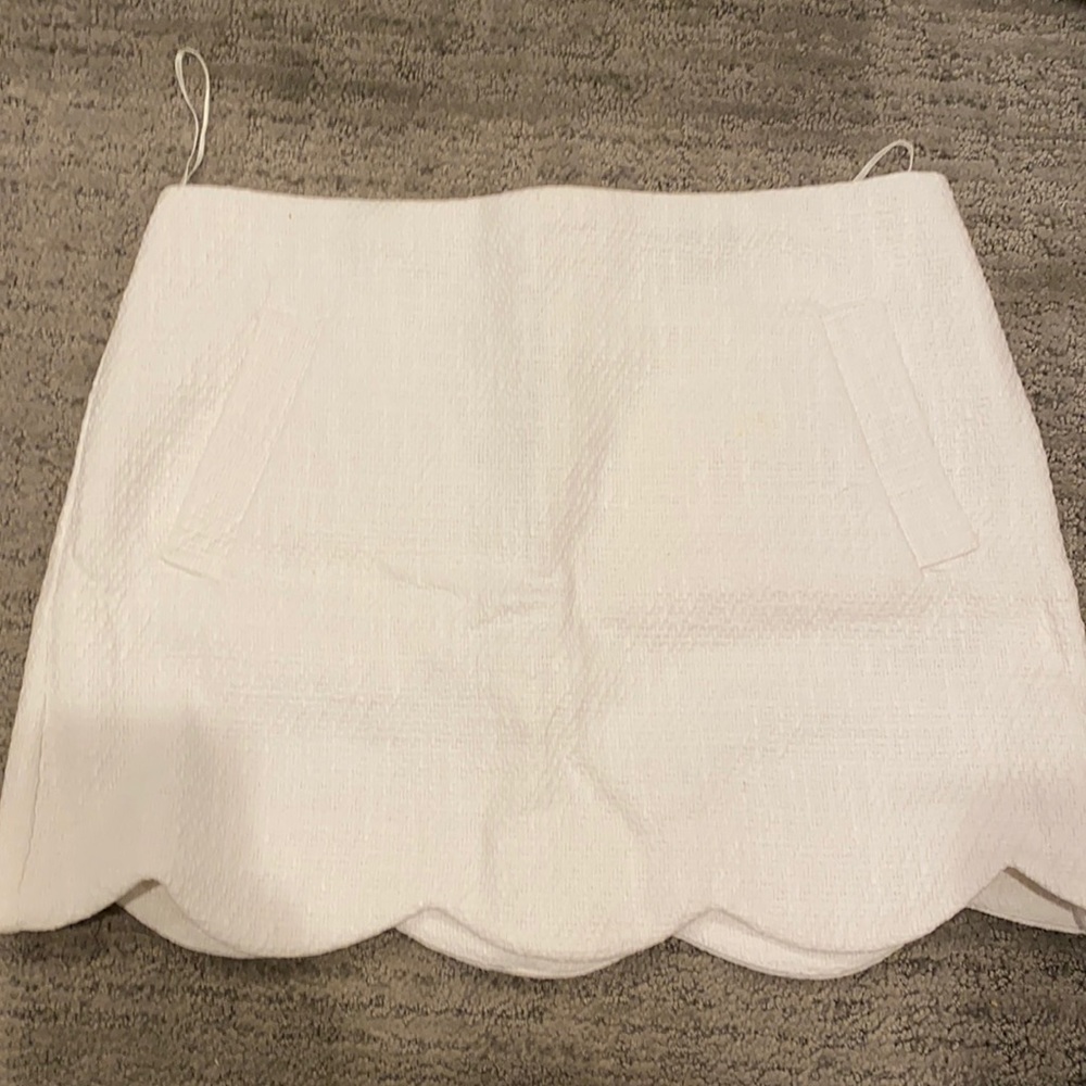 Scalloped top shop skirt